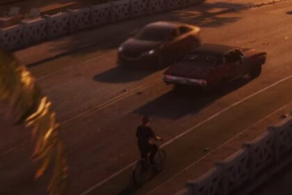 Civilian riding a bicycle in GTA 6